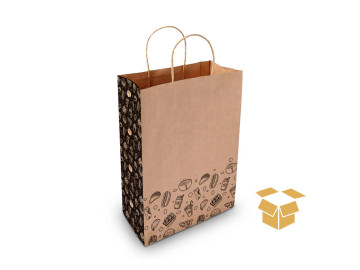 SACOLA PAPEL 28X18X35 KRAFT...