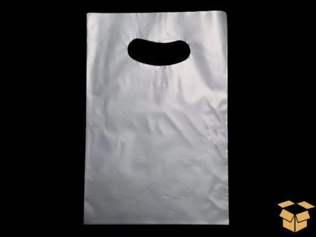 SACOLA 15X20 PRATA BOCA PALHACO C/50