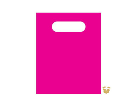 SACOLA 15X20 ROSA PINK BOCA PALHACO C/50