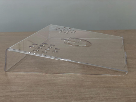 SUPORTE NOTEBOOK ACRILICO TRANSPARENTE