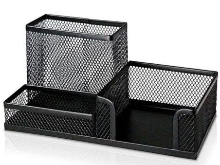 PORTA CANETA/CLIPS/LEMBRETE ARAMADO PT.