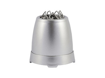 PORTA CLIPS PRATA PLASTICO...