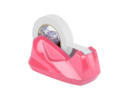 SUPORTE FITA DUREX GR/PEQ.ROSA ACRIMET