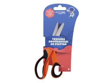 TESOURA PICOTAR 23CM.METAL