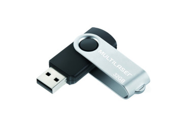 PEN DRIVE  32GB TWIST PRETO...