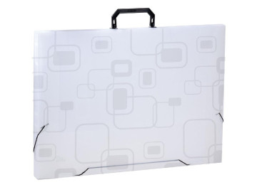 MALETA A3 30MM.TRANSPARENTE...