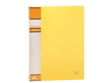 PASTA PRENDEDOR PP LARANJA A4