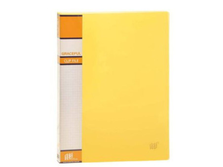 PASTA PRENDEDOR PP LARANJA A4