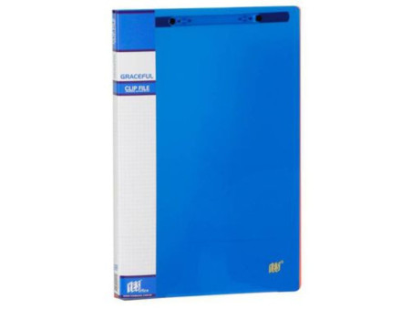 PASTA GRAMPO DUPLO PP VERT/HORIZ AZUL TR