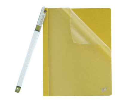 PASTA CANALETA FIXA PP AMARELA A4