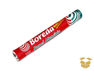 PAPEL ALUMINIO 30CMX  4MT....