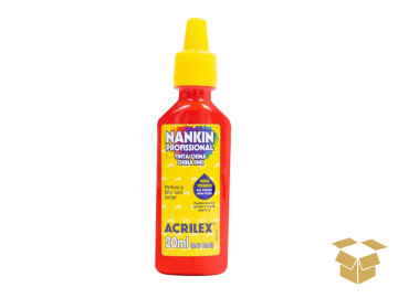 TINTA NANQUIM VERMELHO FOGO...