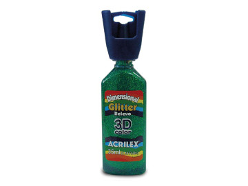 TINTA DIMENS.GLITER VERDE...