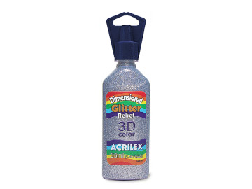 TINTA DIMENS.GLITER PRATA...