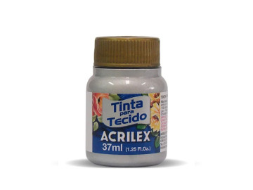 TINTA TECIDO METALICA PRATA...
