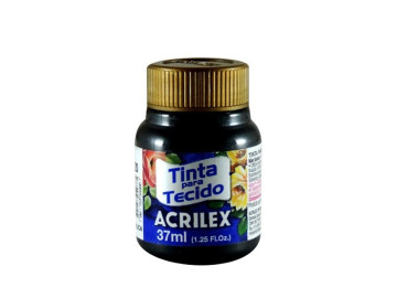 TINTA TECIDO METALICA PRETO...