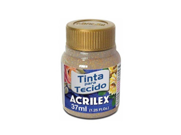 TINTA TECIDO GLITER OURO...
