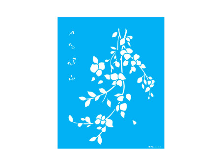 STENCIL GALHO BOUGAINVILEA 20X25 OPA3363