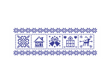 STENCIL PONTO CRUZ NATAL...