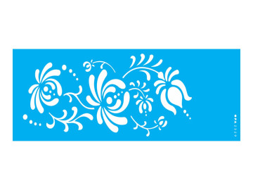 STENCIL FLOR BAUER 10X30...