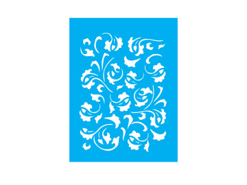 STENCIL FOLHAS 15X20CM ST0380