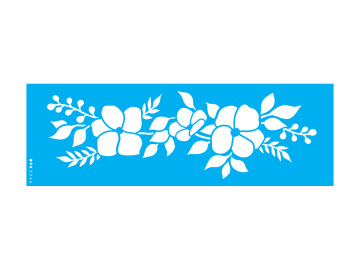 STENCIL FLOR DO CAMPO 10X30...