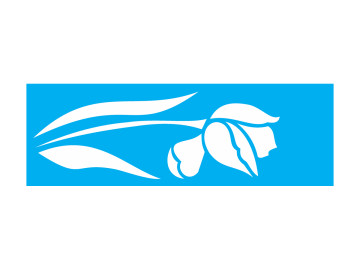 STENCIL FLOR TULIPA 10X30 1870