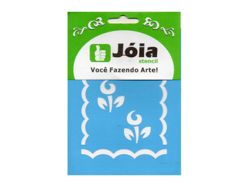 STENCIL QUADROS ROSAS...