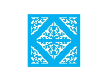 STENCIL MOSAICO 10X10CM -...