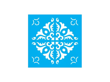 STENCIL MOSAICO 10X10CM -...