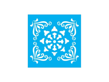 STENCIL MOSAICO 10X10CM -...