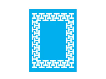 STENCIL MOLDURA 15X20CM -...