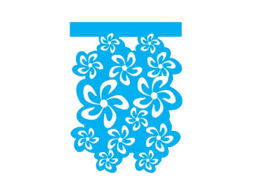 STENCIL FLORES 5 PETALAS...