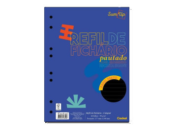 CADERNO FICHARIO  40F.PRETO...
