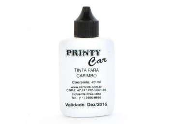 TINTA CARIMBO PRETA 40ML.AV.