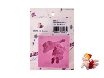 MOLDE SIL.BEBE ENGATINHANDO...