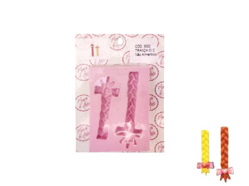 MOLDE SIL.TRANCA COM DOIS...