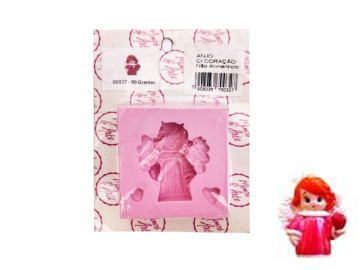 MOLDE SIL.ANJO C/CORACAO 90G.
