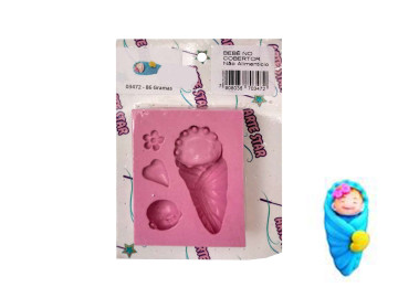 MOLDE SIL.BEBE NO COBERTOR...