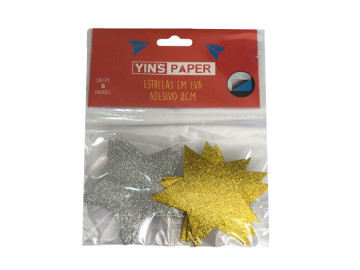 RECORTE EVA ADESIV.ESTRELA...