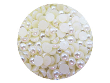 MEIA PEROLA BRANCA 10MM C/50G.