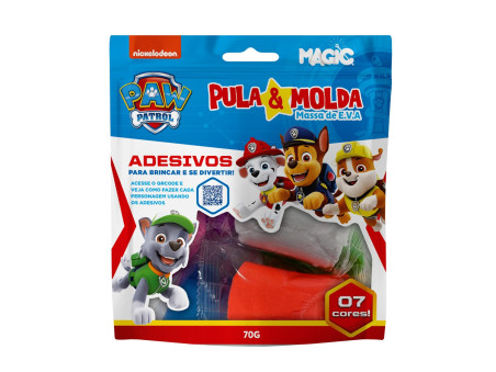 MASSA EVA 07 CORES 70G.PATRULHA CANINA