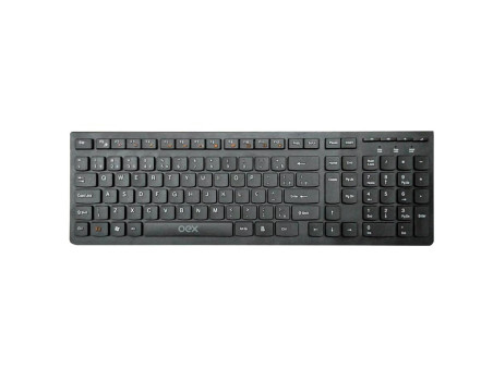 TECLADO USB FLAT SLIN PRETO TC300