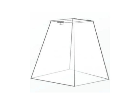 URNA ACRILICA PIRAMIDAL 25X23X17 G
