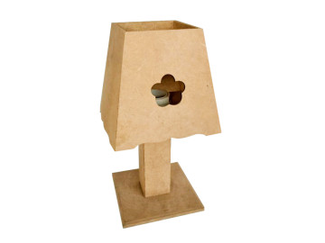 ABAJUR MDF 12X12X26 PEQUENO
