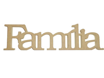 PALAVRA FAMILIA MDF...