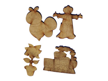 RECORTE MDF 12CM DIVERSOS