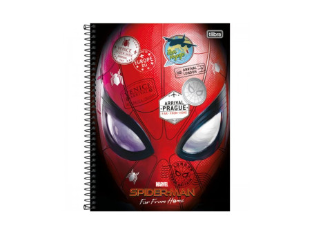 CADERNO UNIV. 80F.1M.HOMEN ARANHA CD.