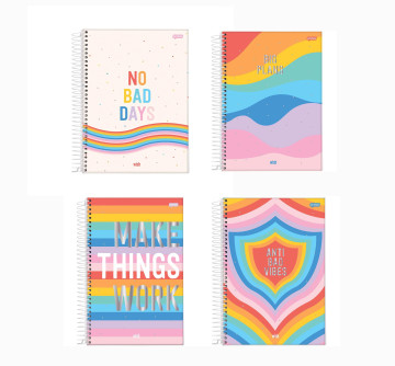 CADERNO UNIV.240F.15M.WISH CD.