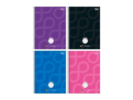 CADERNO UNIV. 80F.1M.PAUTA AMPLIADA CD.